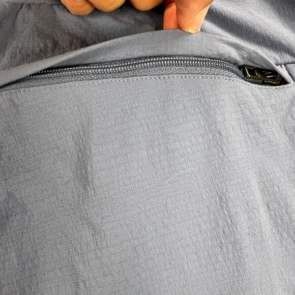 Athleta Trekkie North Jogger Pants Dusty Blue Active Athleisure Size 12 - Picture 8 of 16